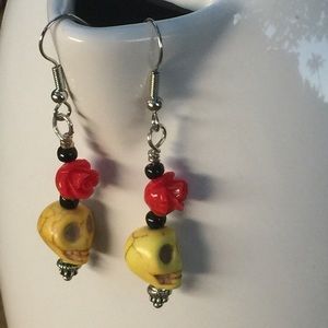 Day of the Dead Drop Earrings